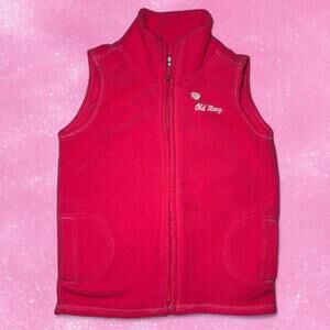 Bright Pink Old Navy Zip Up Vest